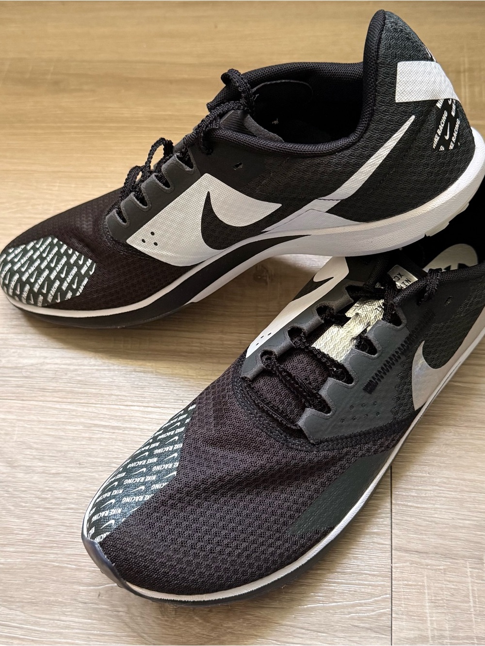 Nike Zoom Rival XC6 Black Silver Track Spike Shoes Men’s Size 12  DX7999-001